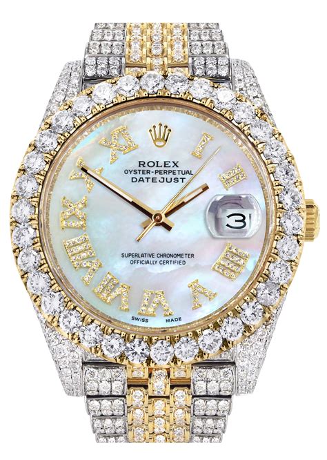 all iced out rolex